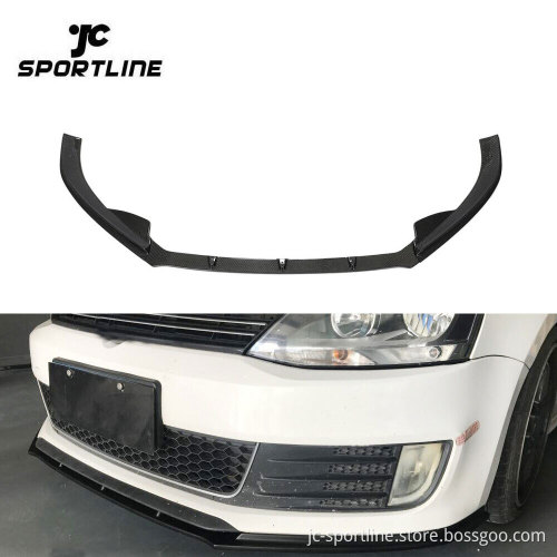 Carbon Fiber Auto Car Front Lip for VW Jetta Sagitar GLI 2013-2015 3pcs/set